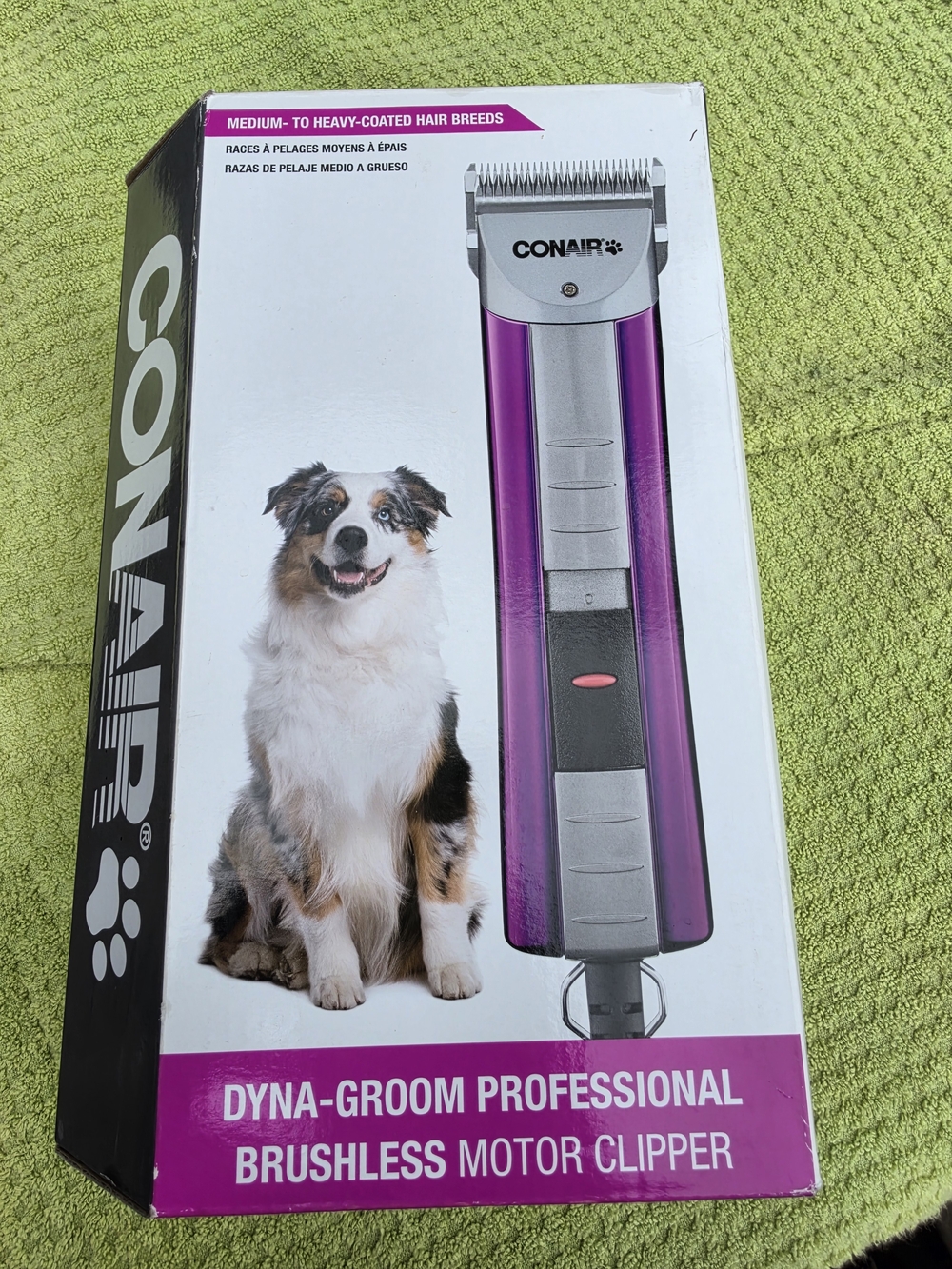 Conair Dyna-Groom Professional Brushless Dog Pet Clipper PS96TP New